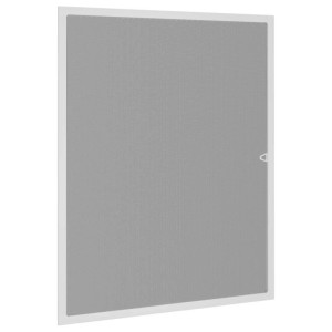 vidaXL Insektenschutz für Fenster Weiß 80x100 cm 153829