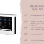 Karibu Arvi 2 Saunahaus: Externe Steuerung für 9 kW Ofen mit Bio-Funktion.
