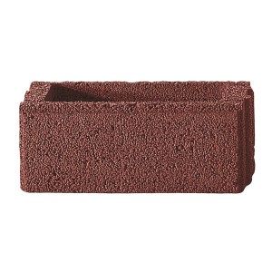Brauner Kann Gartenmauer Normalstein (50x20x25cm) für Einfassungen und Mauersysteme.