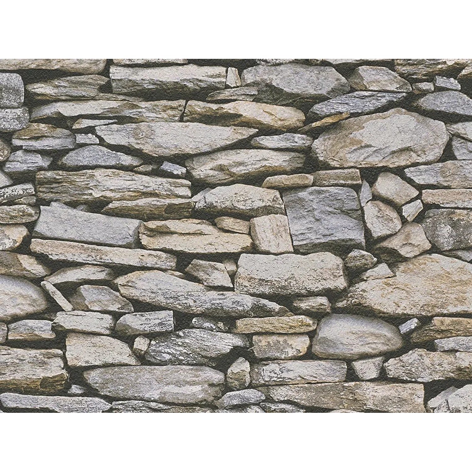 Livingwalls Papiertapete, Dekora Natur, in Natursteinoptik, braun