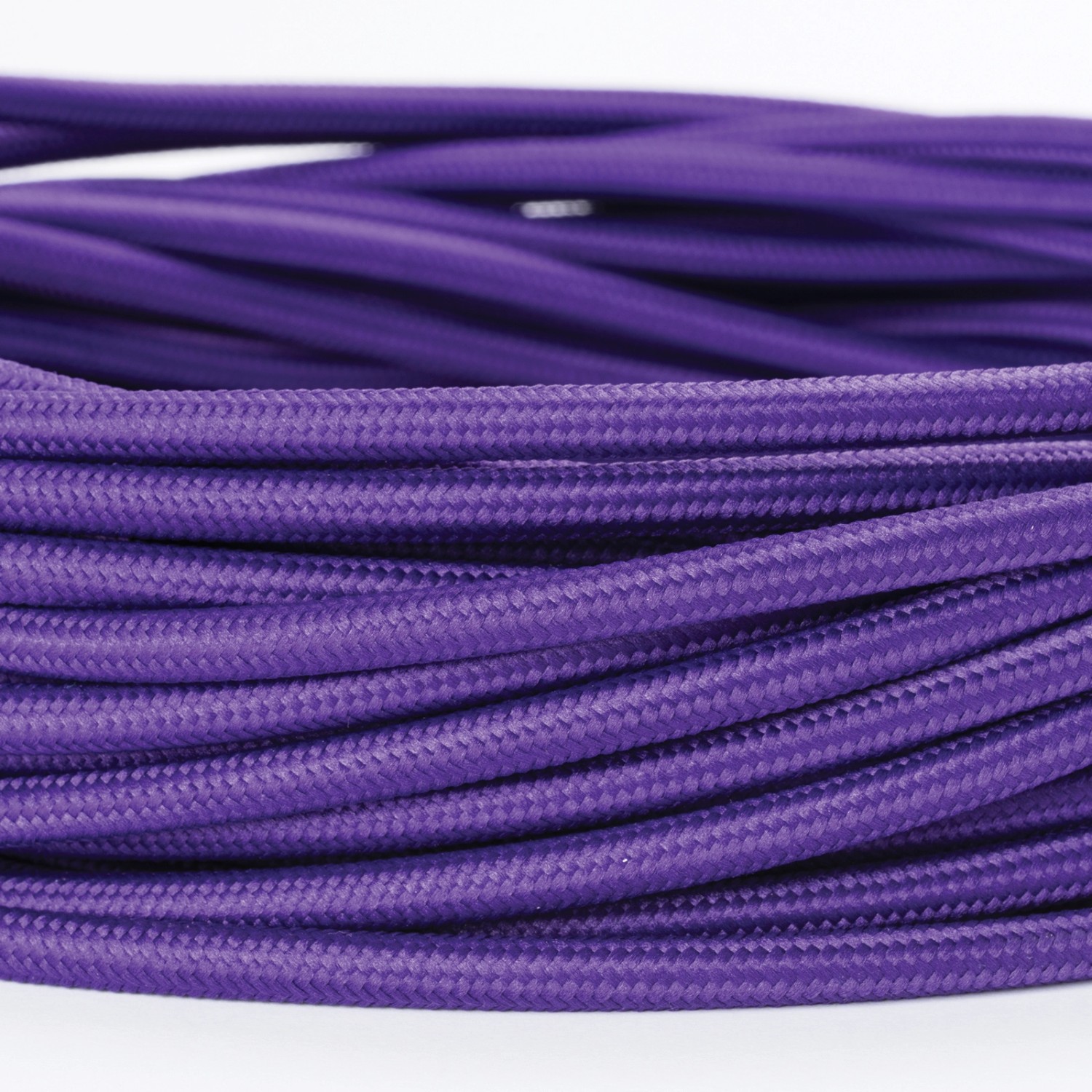 Orion Lightstyle Lampen Textilkabel 3 Adrig Violett Meterware