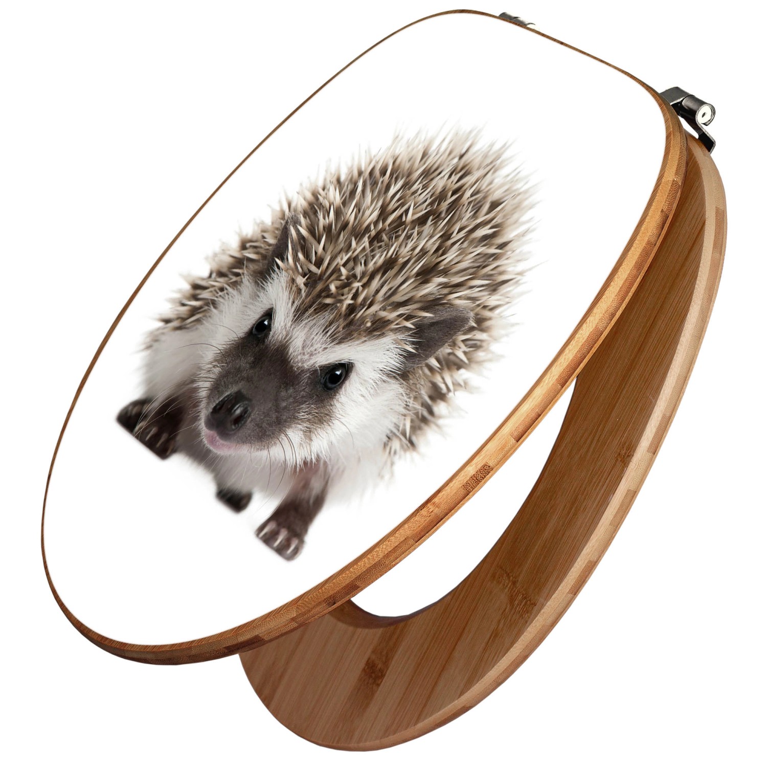 Banjado Design WC Sitz Bambus Toilettendeckel Toilettensitz Bambus Holz Klo günstig online kaufen