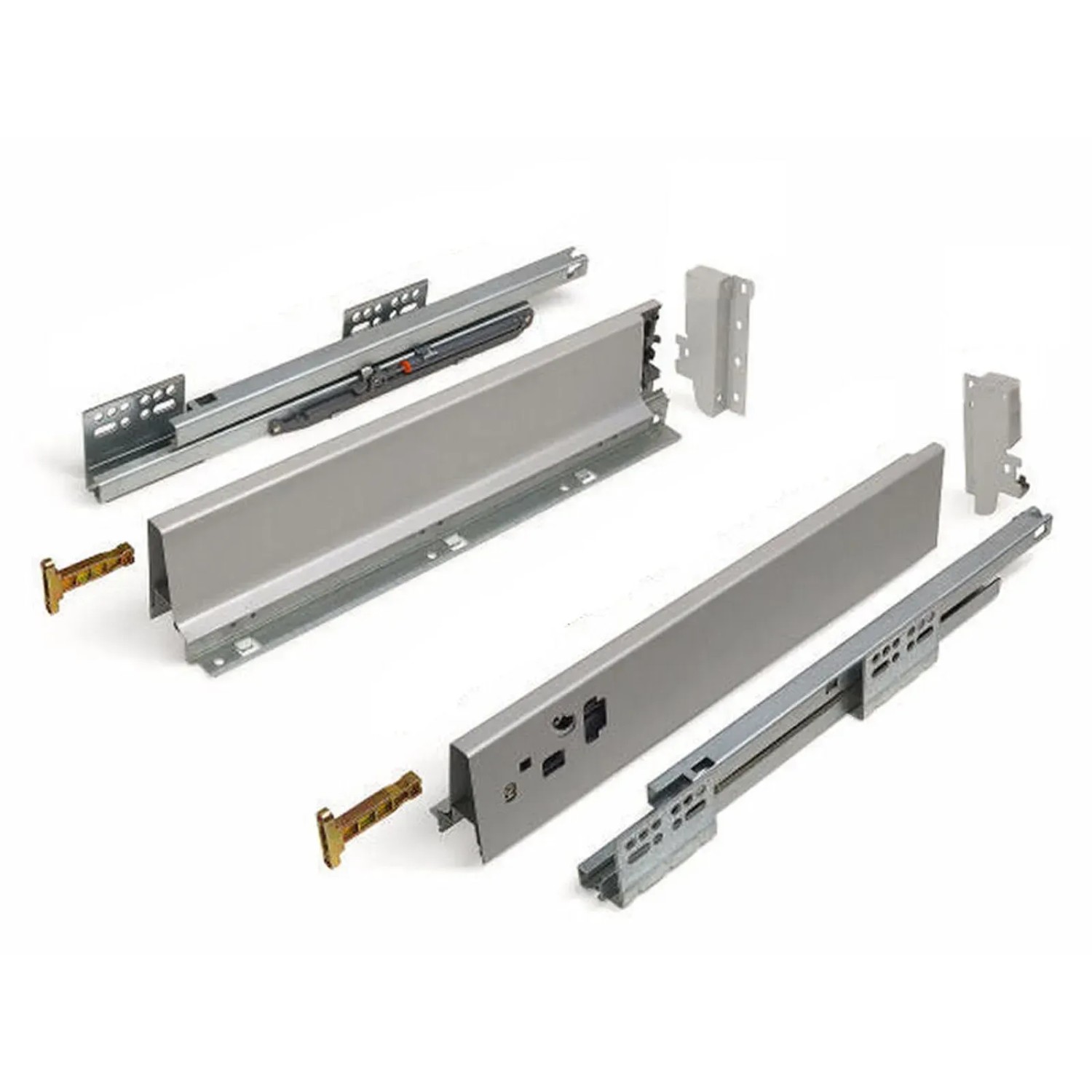 SOTECH Schubladensystem Modern Box Zargenhöhe 84 mm Nennlänge 500 mm Soft Close Weiß