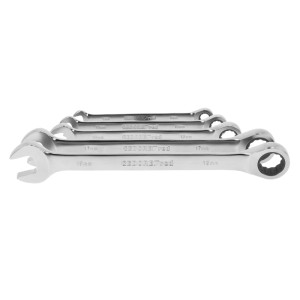 Gedore Ringratschen-Maulschlüssel Set, 5-teilig (8-19 mm), verchromt, für Werkzeug-Sets.