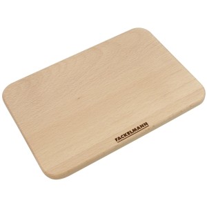 Fackelmann Essbrett Fair aus Buchenholz, 15x21 cm, Küchenhelfer zum Schneiden und Anrichten.
