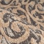 Beiger Kurzflor Teppich im Vintage-Look mit orientalischem Muster, 160x230 cm.