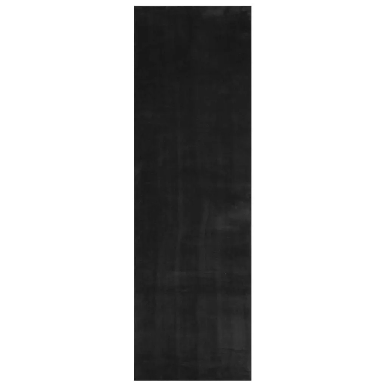 vidaXL Teppich HUARTE Kurzflor Weich und Waschbar Schwarz 80x250 cm 375111 günstig online kaufen