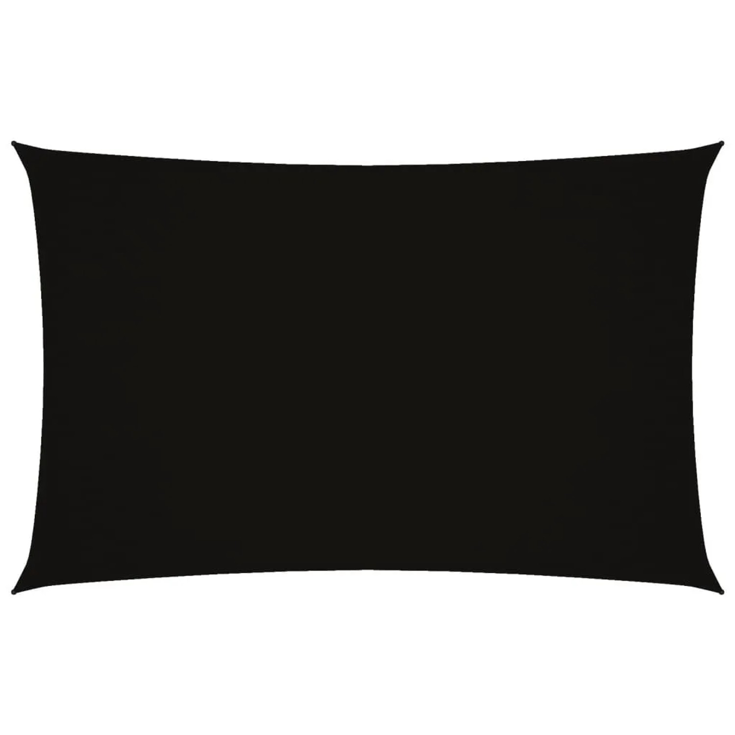 vidaXL Sonnensegel Oxford-Gewebe Rechteckig 2x4,5 m Schwarz 135753