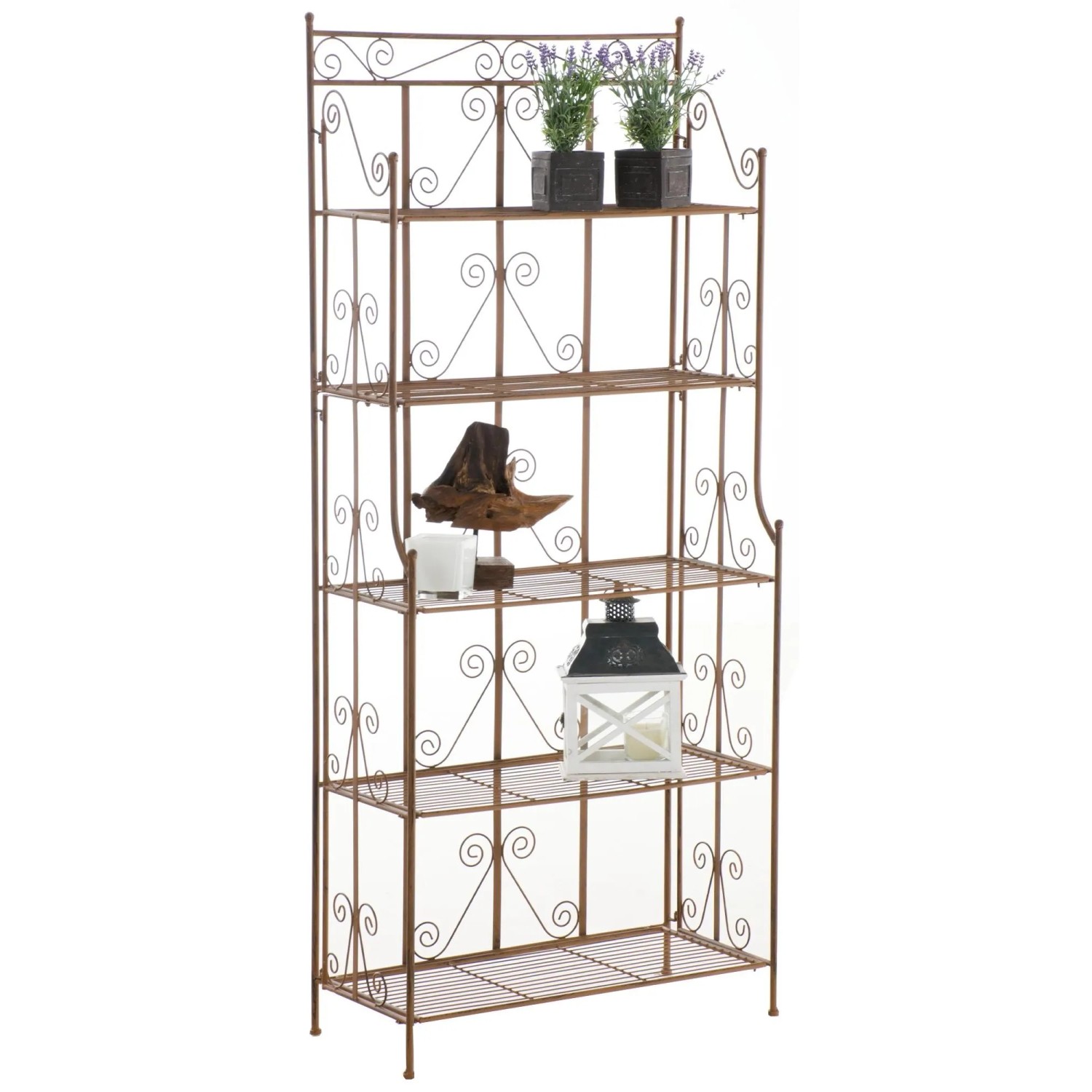 CLP Standregal Ciara Antik Braun