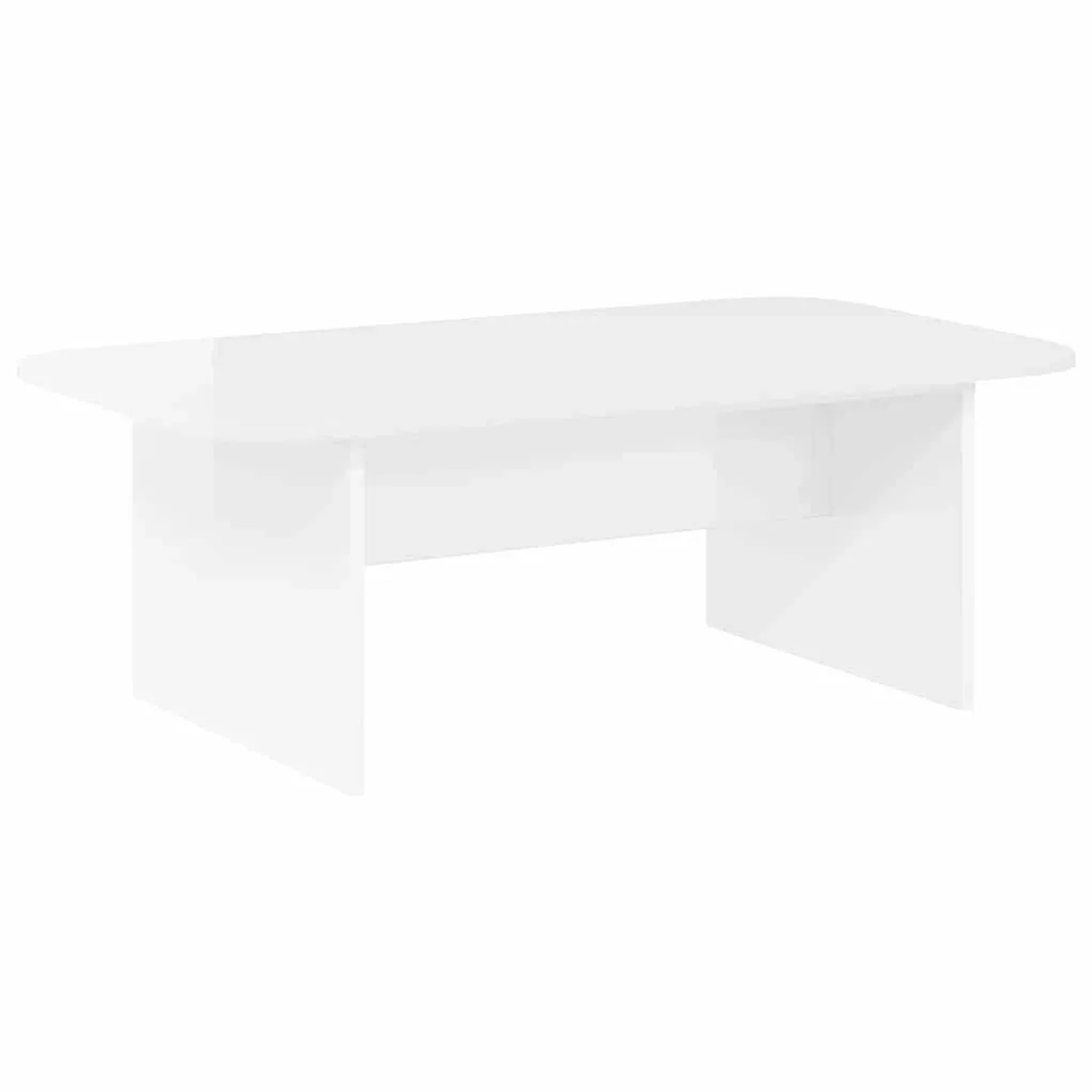 vidaXL Couchtisch Hochglanz Weiß 93 x 53 x 33 cm Holzwerkstoff 891144 günstig online kaufen