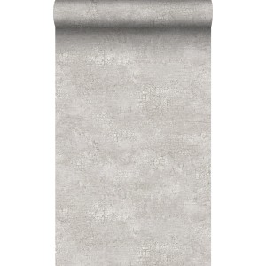 Origin Wallcoverings Tapete Naturstein mit Craquelé-Effekt Hellgrau 53 cm x 10.05 m