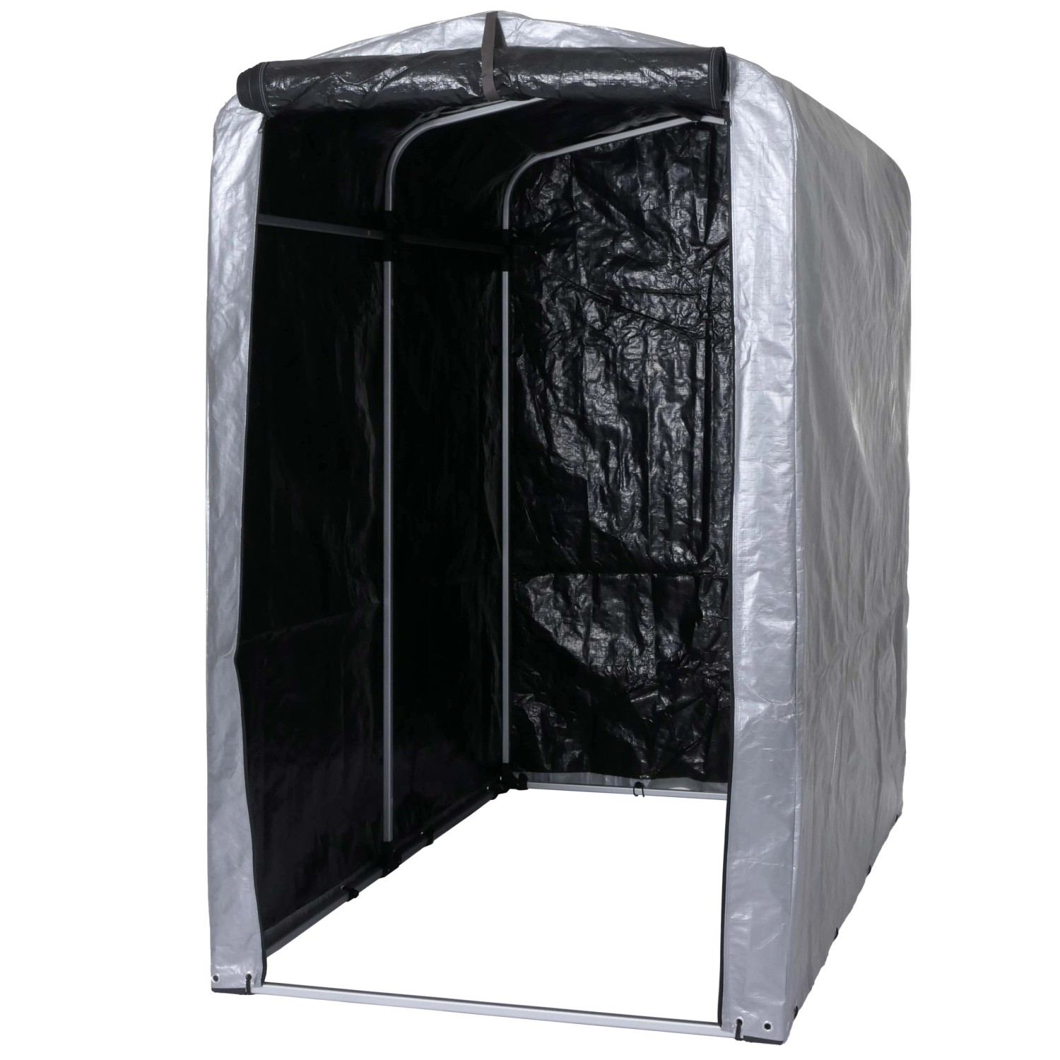 MCW Fahrradgarage N61 201x121x201cm Silber günstig online kaufen
