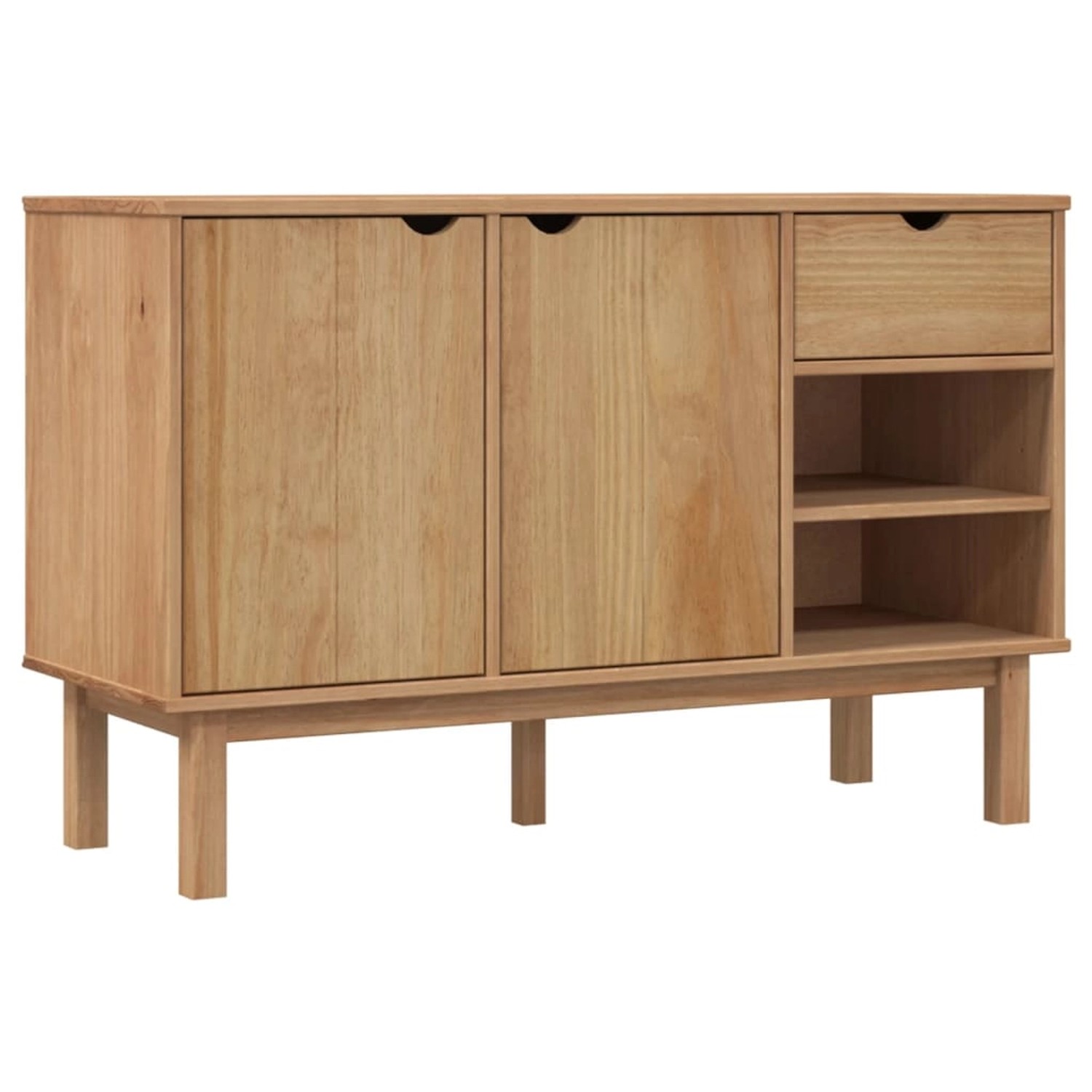 vidaXL Sideboard OTTA 114x43x73,5 cm Massivholz Kiefer 351300 günstig online kaufen