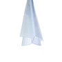 Transparente Bagnoxx Schleiflippendichtung für Dusche mit doppelter Weichlippe, 8mm Glas.