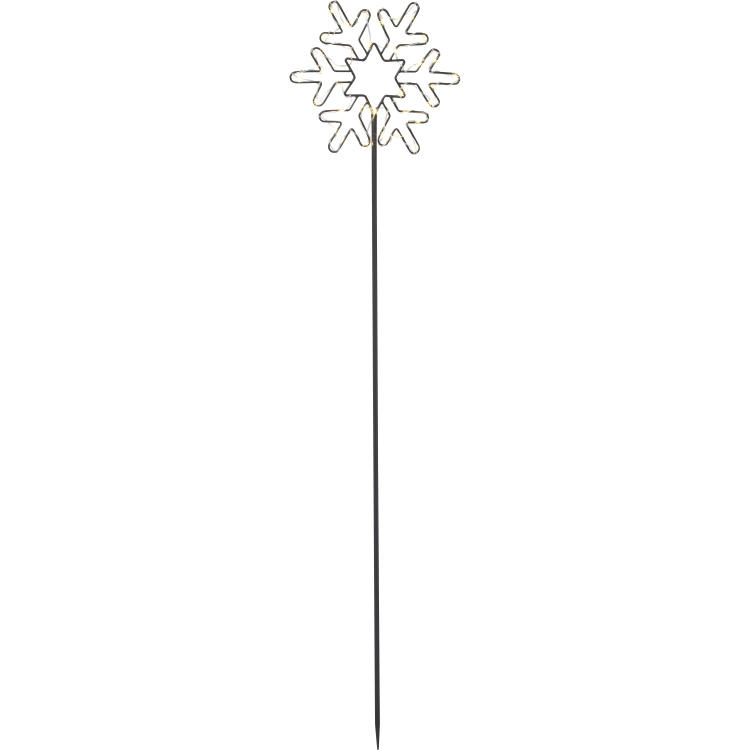 LED-Gartenstecker Schneeflocke 118,5 cm x 27 cm x 0,8 cm günstig online kaufen