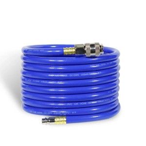 CCLIFE Druckluftschlauch 5m 20Bar 1/4 Zoll mit Schnellkupplung für Kompressor Werkstatt