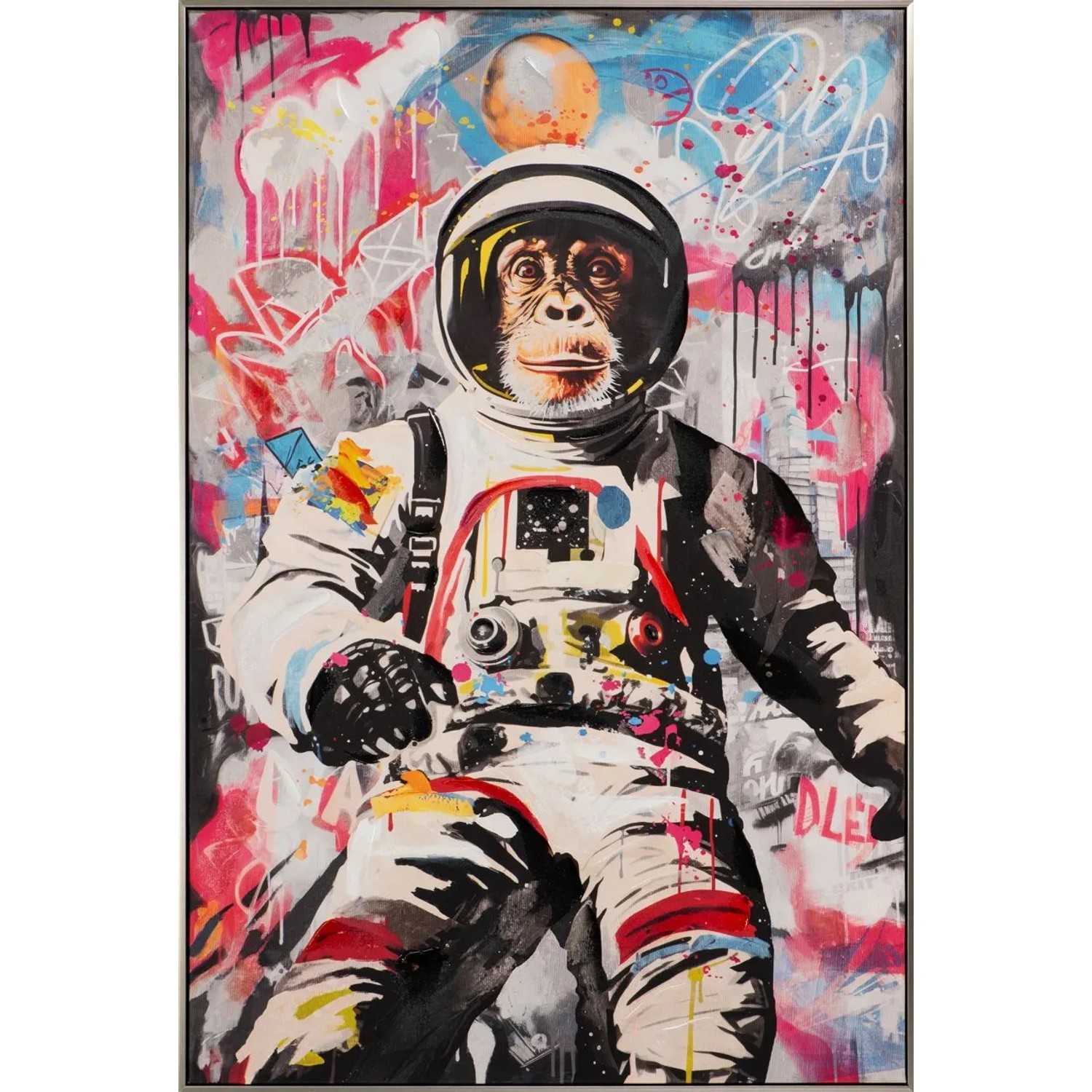 Art Universe Leinwandbild Wire to The Moon 80 x 120 cm