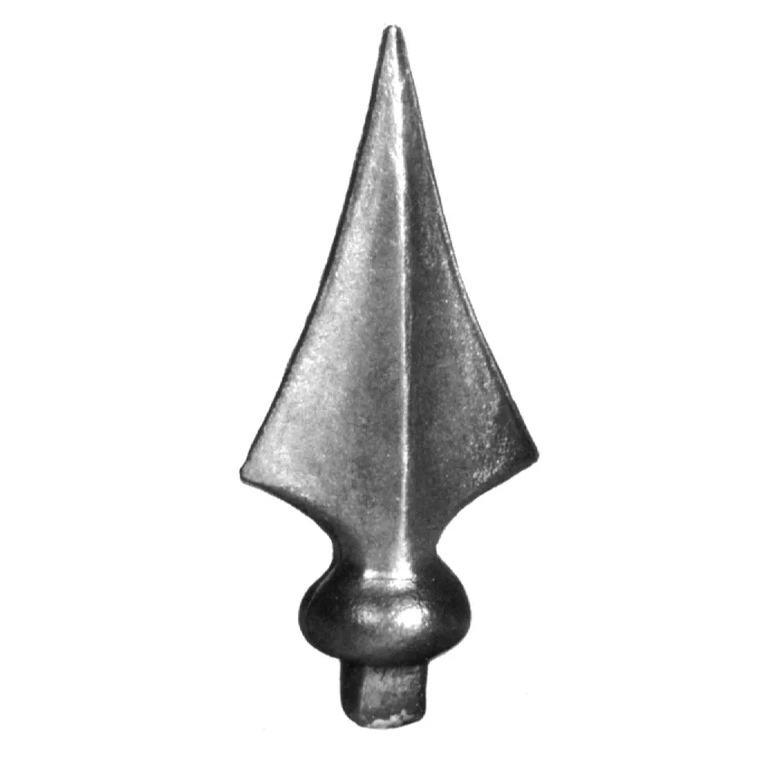 FeNau Zaunspitze 14x14 mm Mit 140 mm Höhe Stahl Stahl S235JR Roh
