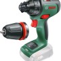 Bosch AdvancedDrill 18 Solo Akkuschrauber mit Bohrfutter und Magnetkappe.