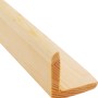 Winkelleiste aus Kiefernholz, 22x22 mm, 90 cm lang, für den Innenausbau.