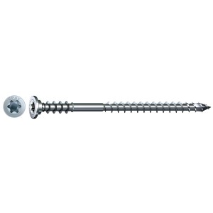 Spax Justierschraube 6x80 mm, Wirox, Flachkopf, T-Star Plus T30, ideal zum Nivellieren von Holzunterkonstruktionen.