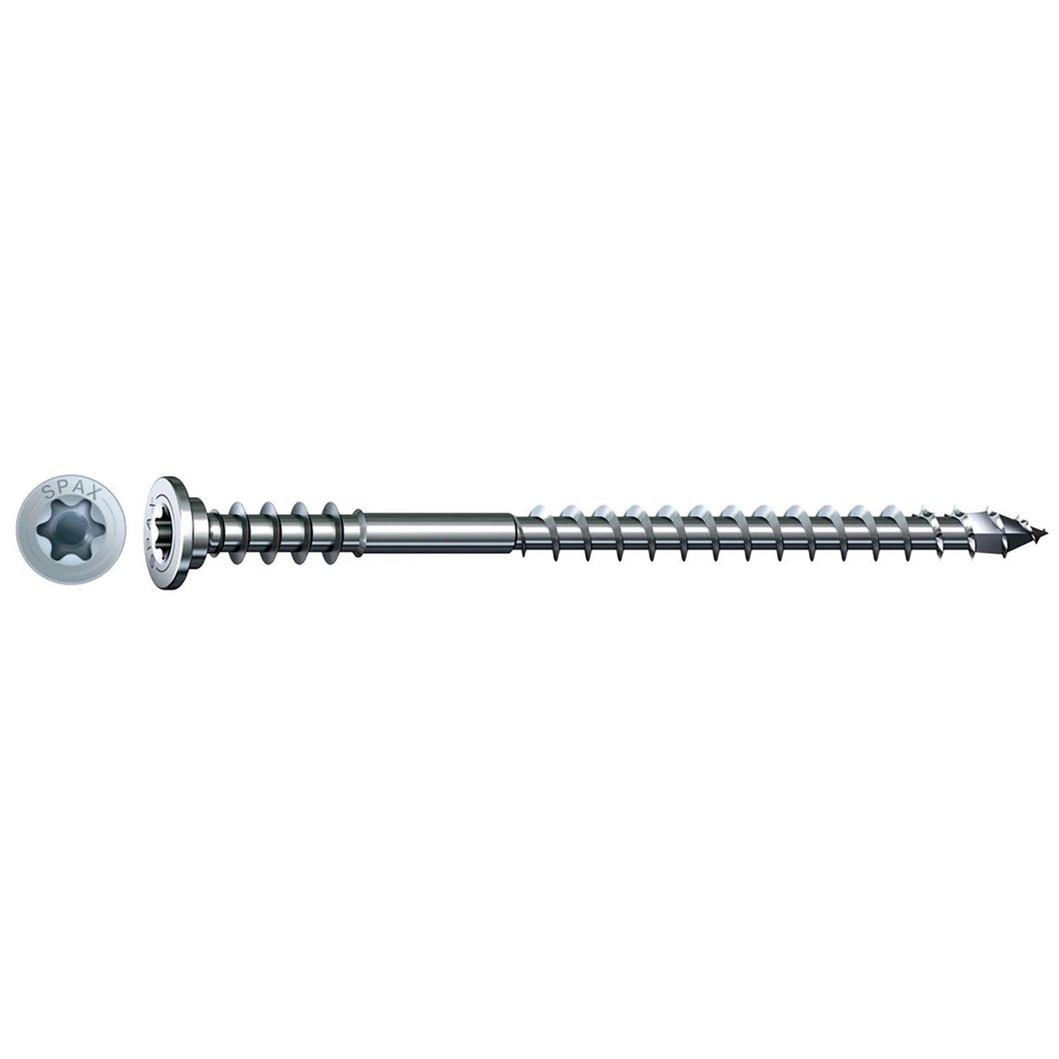 Spax Justierschraube T-Star Plus T30 Wirox Flachkopf 6 x 80 mm 75 Stück