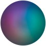 LED-Deckenleuchte Leonie mit RGB-Funktion, Farbverlauf von Lila zu Blau zu Grün.