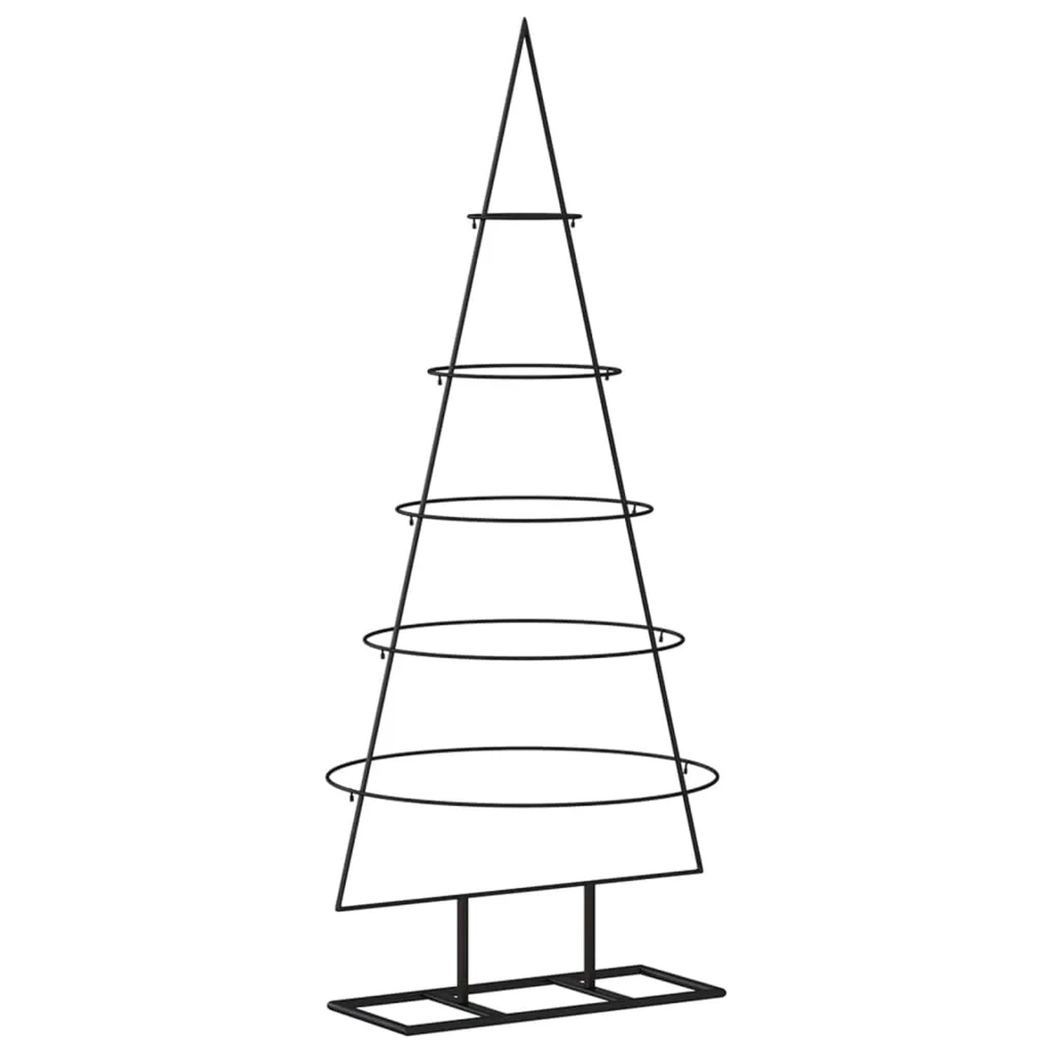 vidaXL Weihnachtsbaum metall Schwarz 125 cm Modell 1 kaufen bei OBI