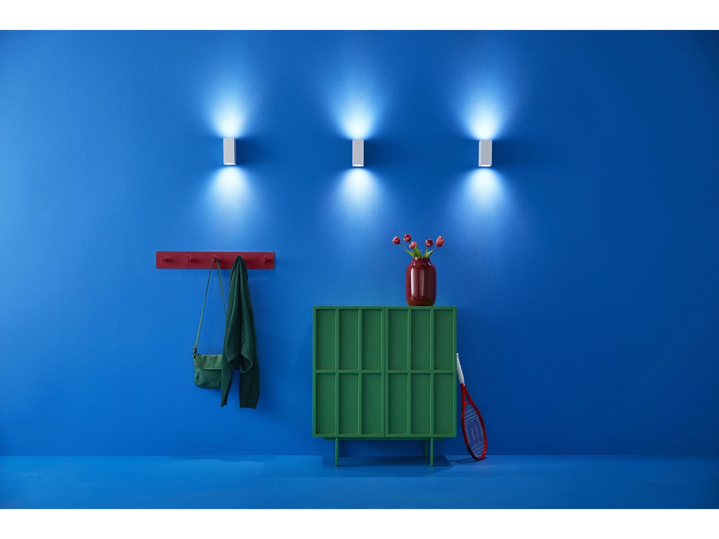 DESIGN FLUR LAMPE Wandleuchte Küchen Strahler Up&down Wohn Zimmer