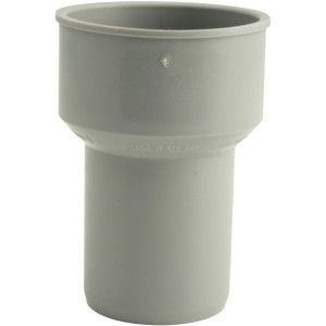 Marley HT-Anschlussstück DN 50/50 für Metallrohre, staubgrau, zur Verbindung von Abwasserrohren.