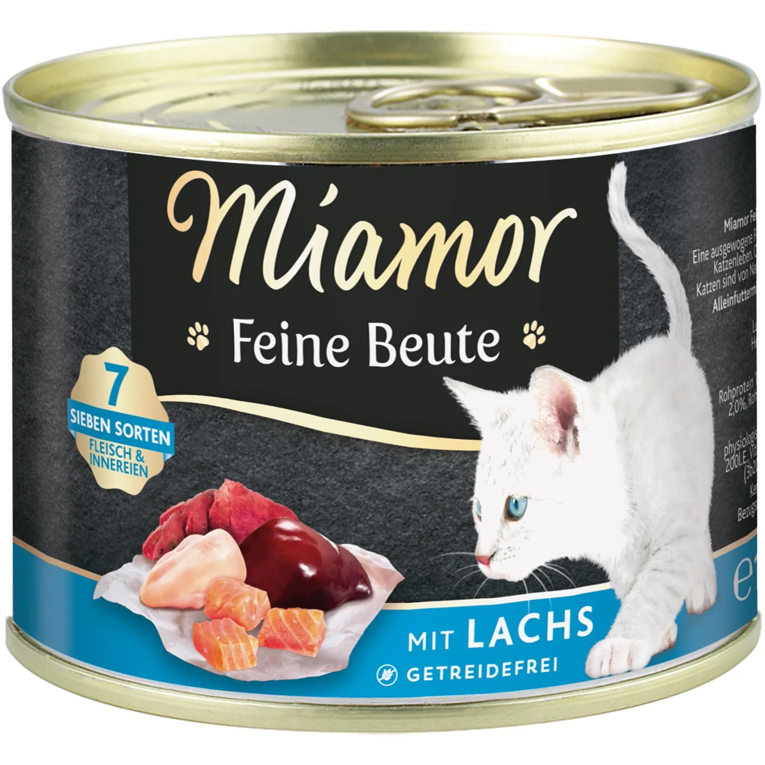 Miamor Katzen-Nassfutter Feine Beute Lachs 185 g