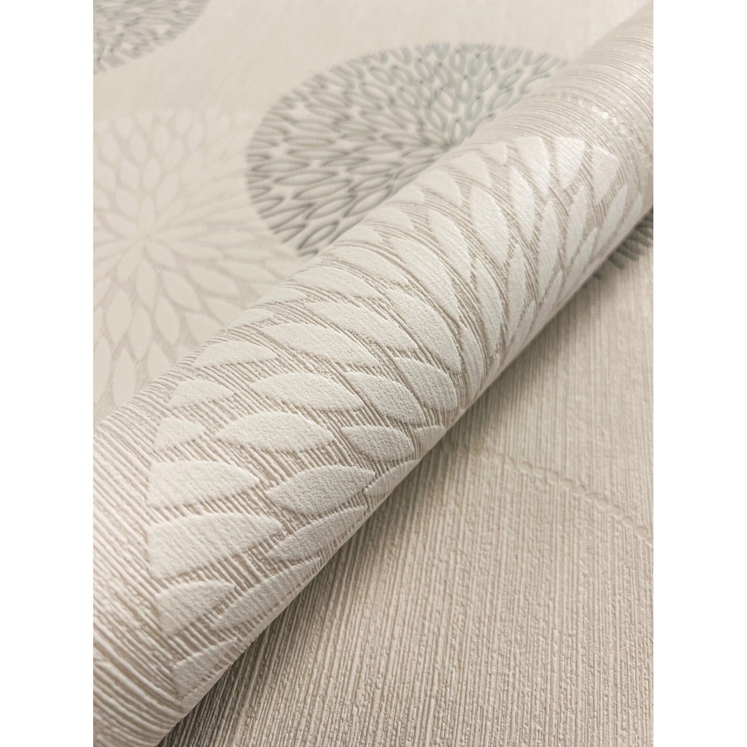 Newroom Vliestapete Raina Beige Kreise Retro FSC® günstig online kaufen