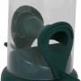 Detailaufnahme: Grüner Siena Garden Vogelfutterspender aus Kunststoff, Feeder Basic.