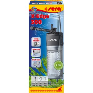 Sera Aquarium Eckfilter X-Edge 300 für Aquarien bis 100 Liter. Leistungsstark und leise.