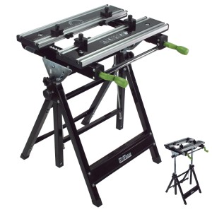 TRUTZHOLM Werkbank Premium, klappbar und höhenverstellbar, mit Alu-Arbeitsfläche.