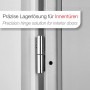 SOTECH 1 Paar Türbänder 2-Teilig Ø15 mm Stahl Vernickelt für Stahlzargen_4