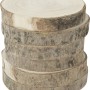 Holzplatte Natura Ø 10 cm x 9,4 cm 6 Stück
