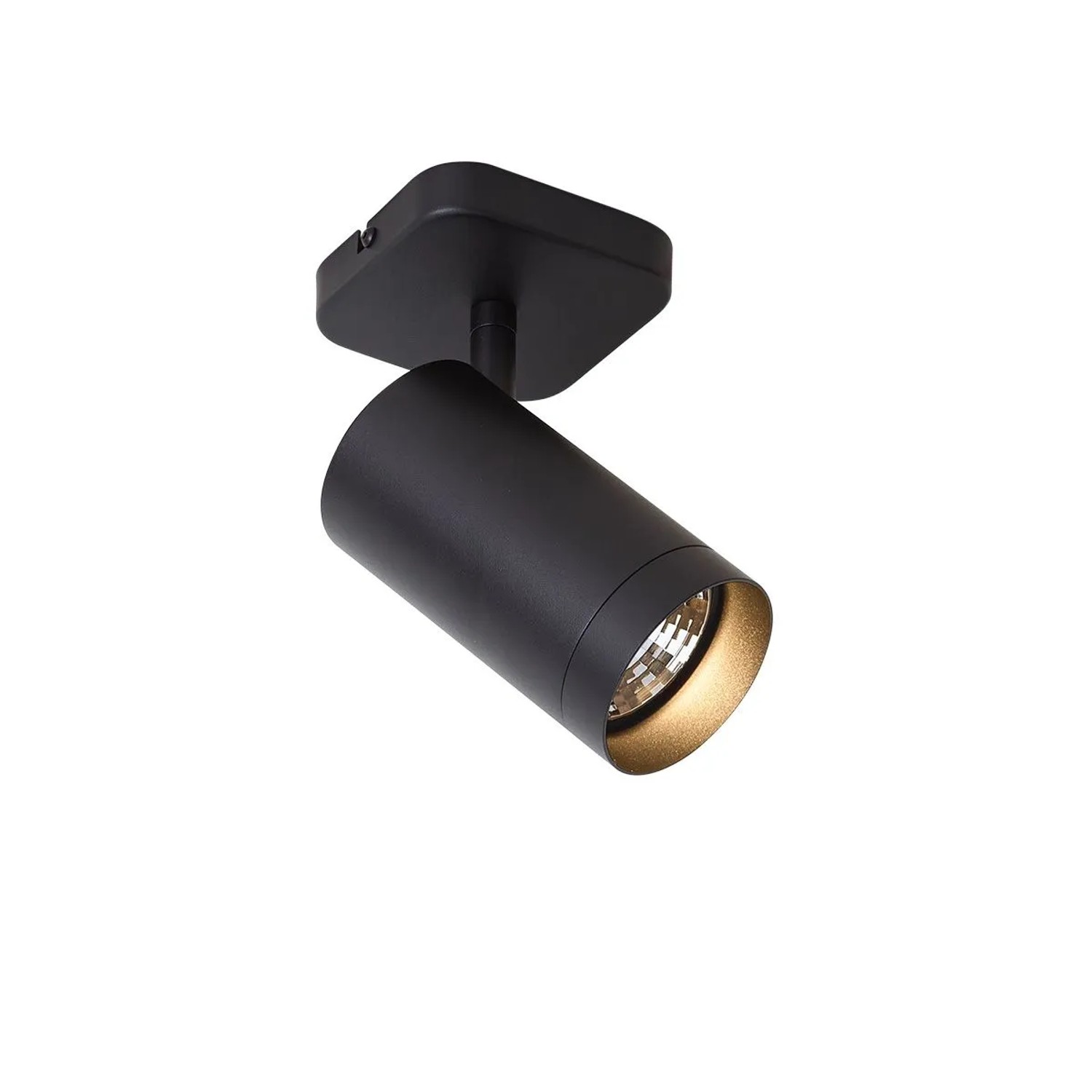 QAZQA Moderne Deckenleuchte Schwarz GU10 70mm Jeana Luxe