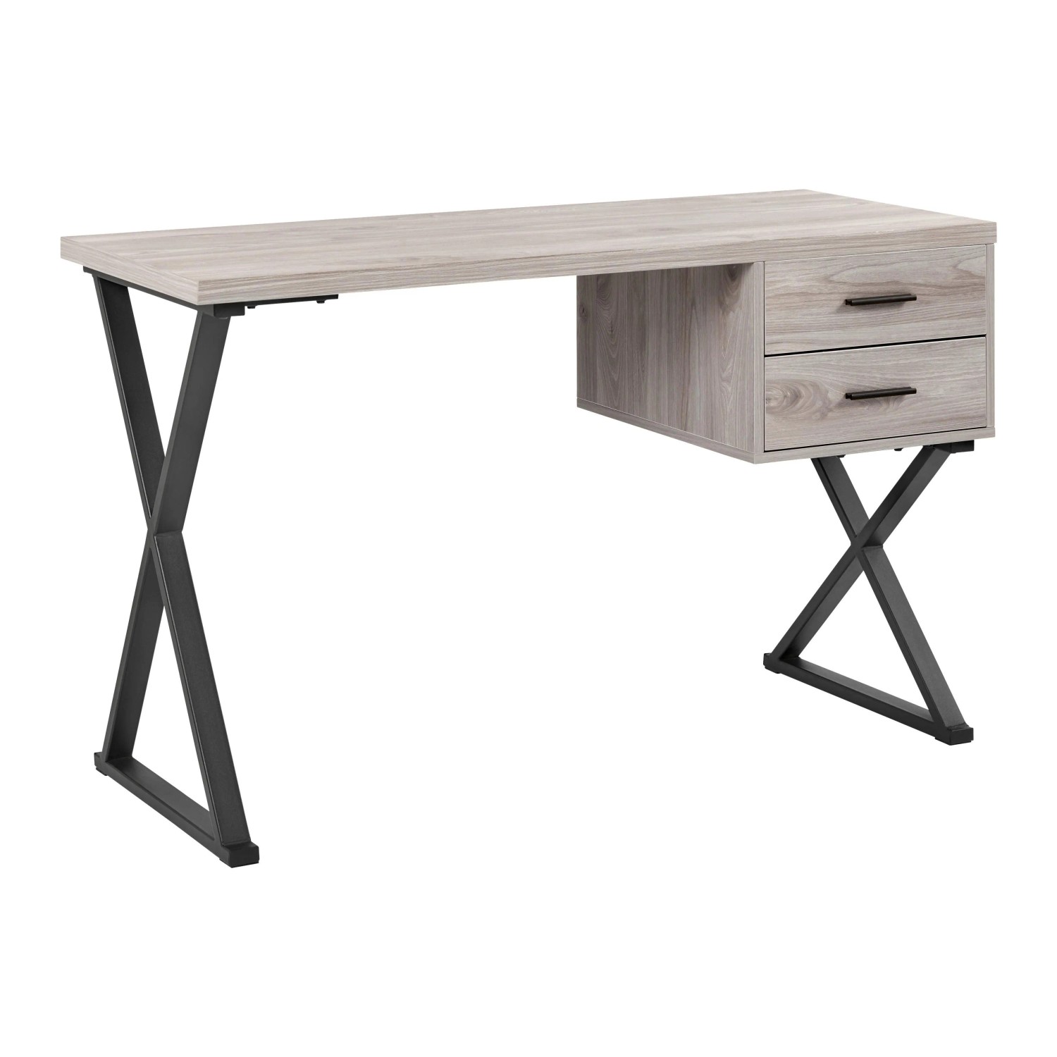 Bessagi Home Schreibtisch Jule Eschefarben MDF ca. 120x50 cm