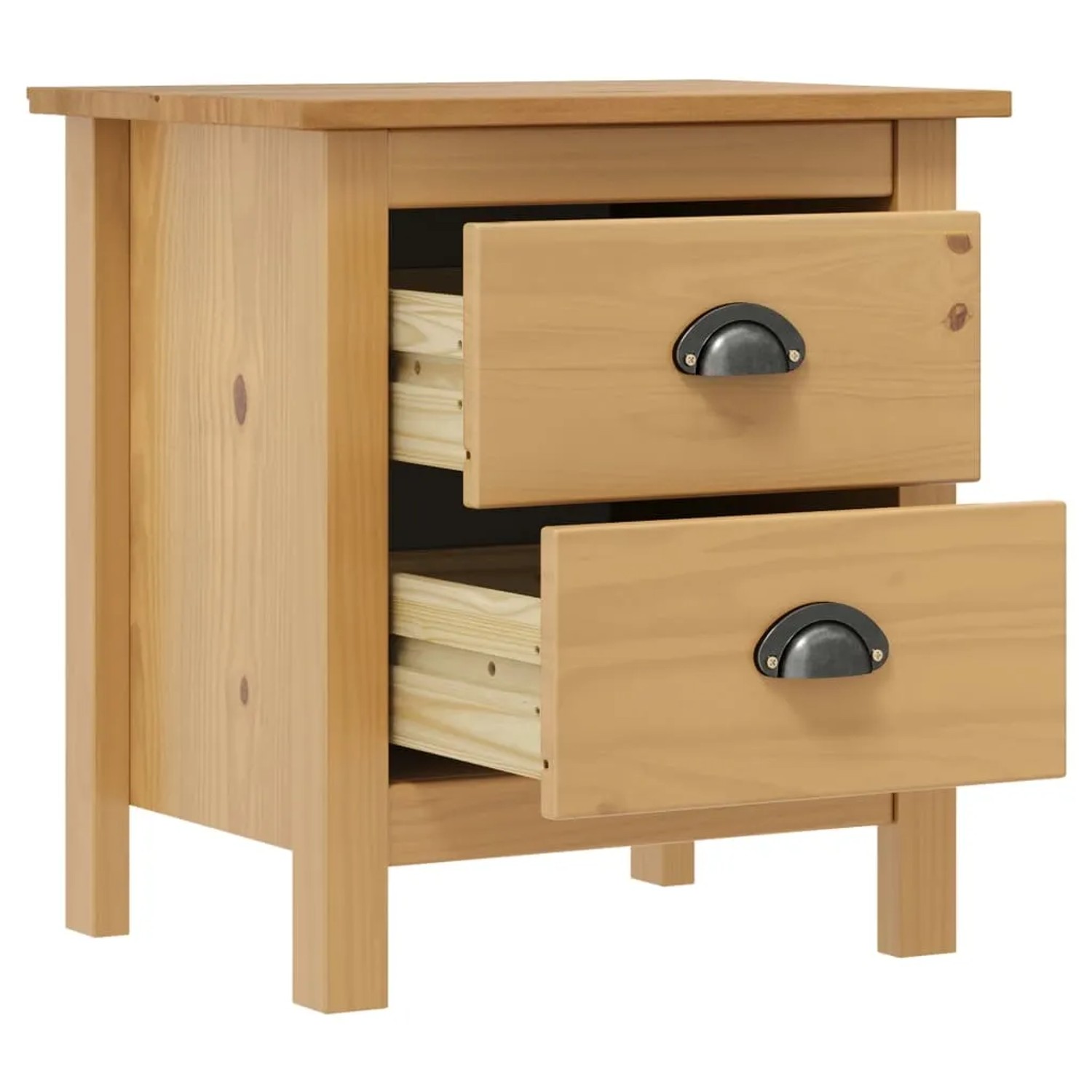vidaXL Nachttisch Hill 46x35x49,5 cm Massivholz Kiefer 288903_3