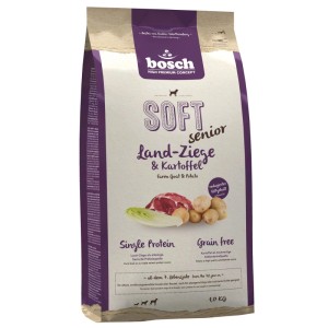 Bosch Pets Hunde-Trockenfutter Soft Senior Ziege und Kartoffel 1 kg