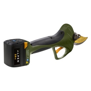 Alpen Akku-Baumschere Wildhorn 40 mit Akku, Akku-Gartenschere für Äste bis 40mm.
