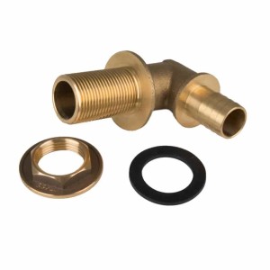 Klasebo Regentonnenverbinder  TankdurchfüHrung  Winkel  1 Zoll  25mm SchlauchtüLle