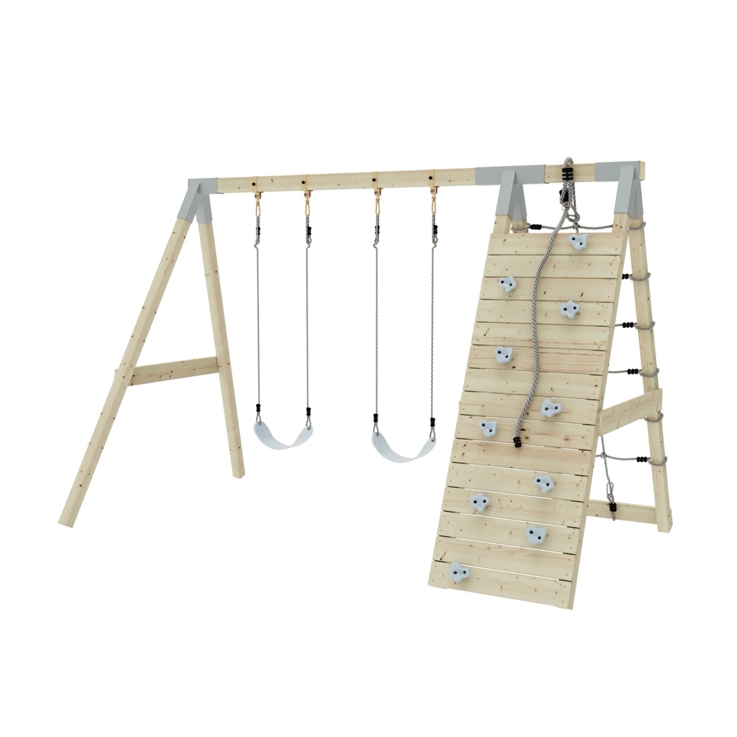 PolarPlay Klettergerüst Biene Eisblau