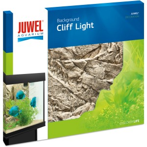 Juwel Aquarium-Rückwand Cliff Light, sandfarbene Felsstruktur für Aquarien.