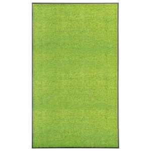 vidaXL Fußmatte Waschbar Grün 90x150 cm 323431