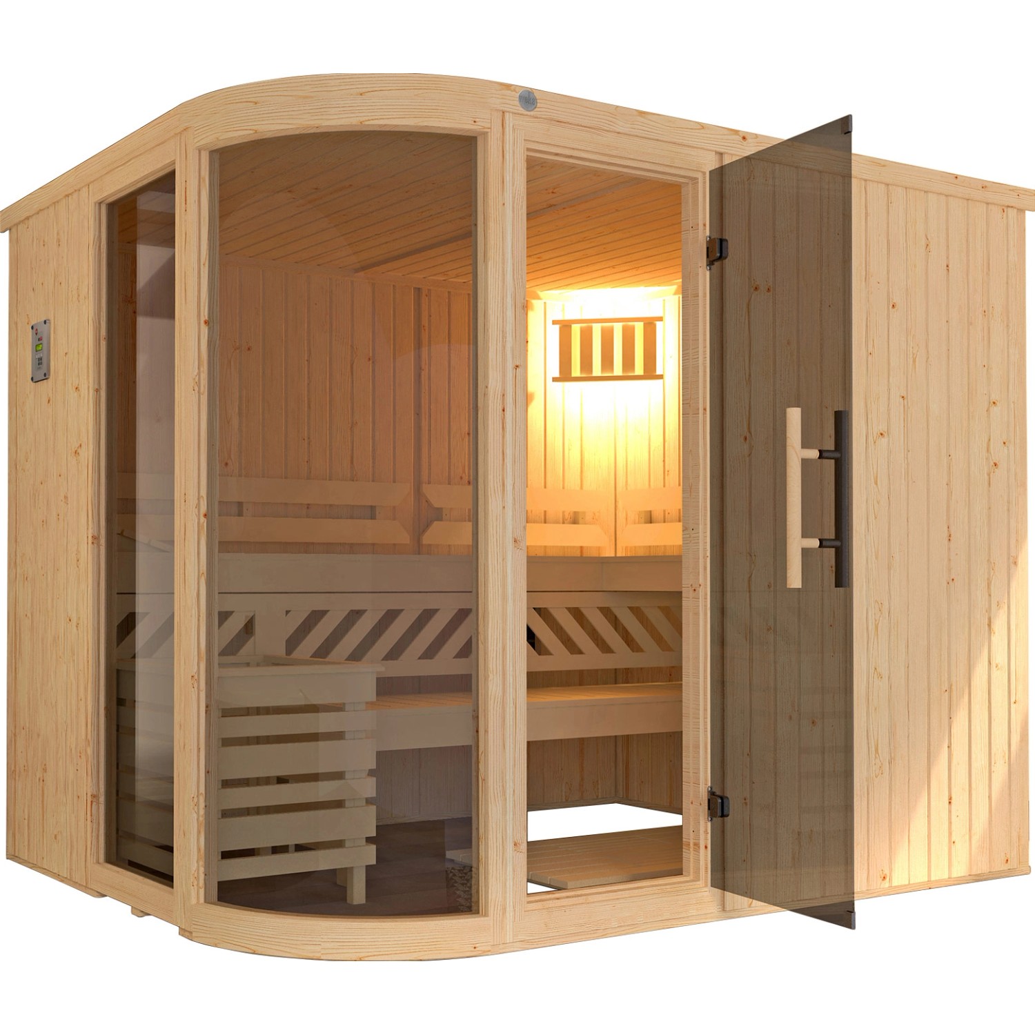 Weka Designsauna Sara 2 Sparset 9,0 kW OS