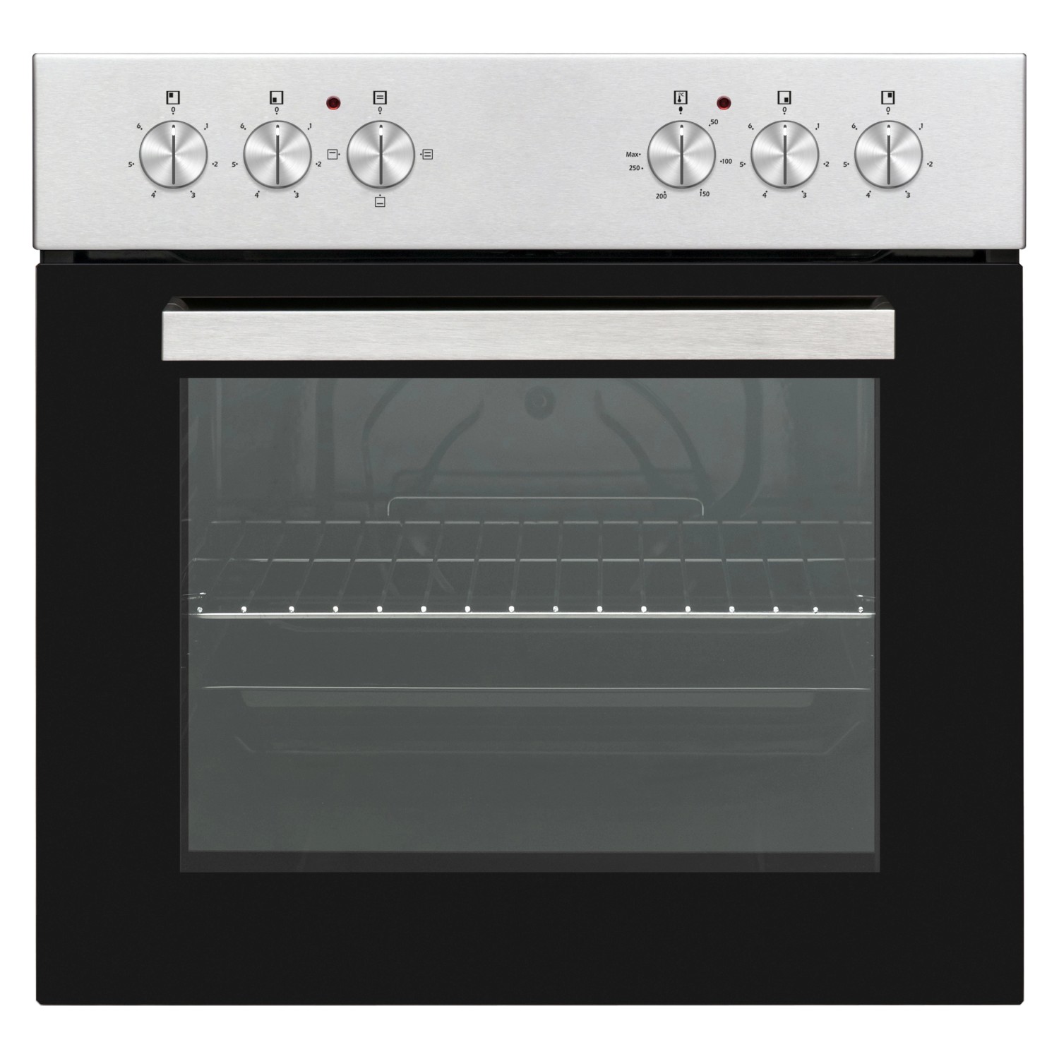 Flex-Well Einbauherd mit Glaskeramikkochfeld für Wito Winkelküche, Edelstahlblende.