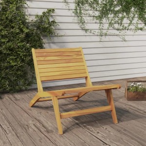 vidaXL Gartenstuhl Massivholz Teak 319153