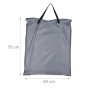 Relaxdays Strandmatte XXL Kunststoff Metall Grau Mit Kopfkissen Höhenverstellbar 195 cm x 60 cm x 4 cm 3 kg_5